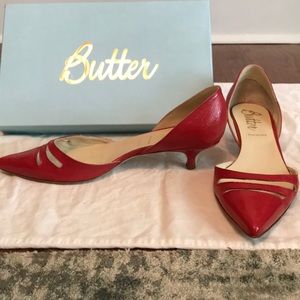 Butter Kitten Heels Shoes 7.5